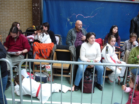 judoka's en supporters van Sint-Amandsberg